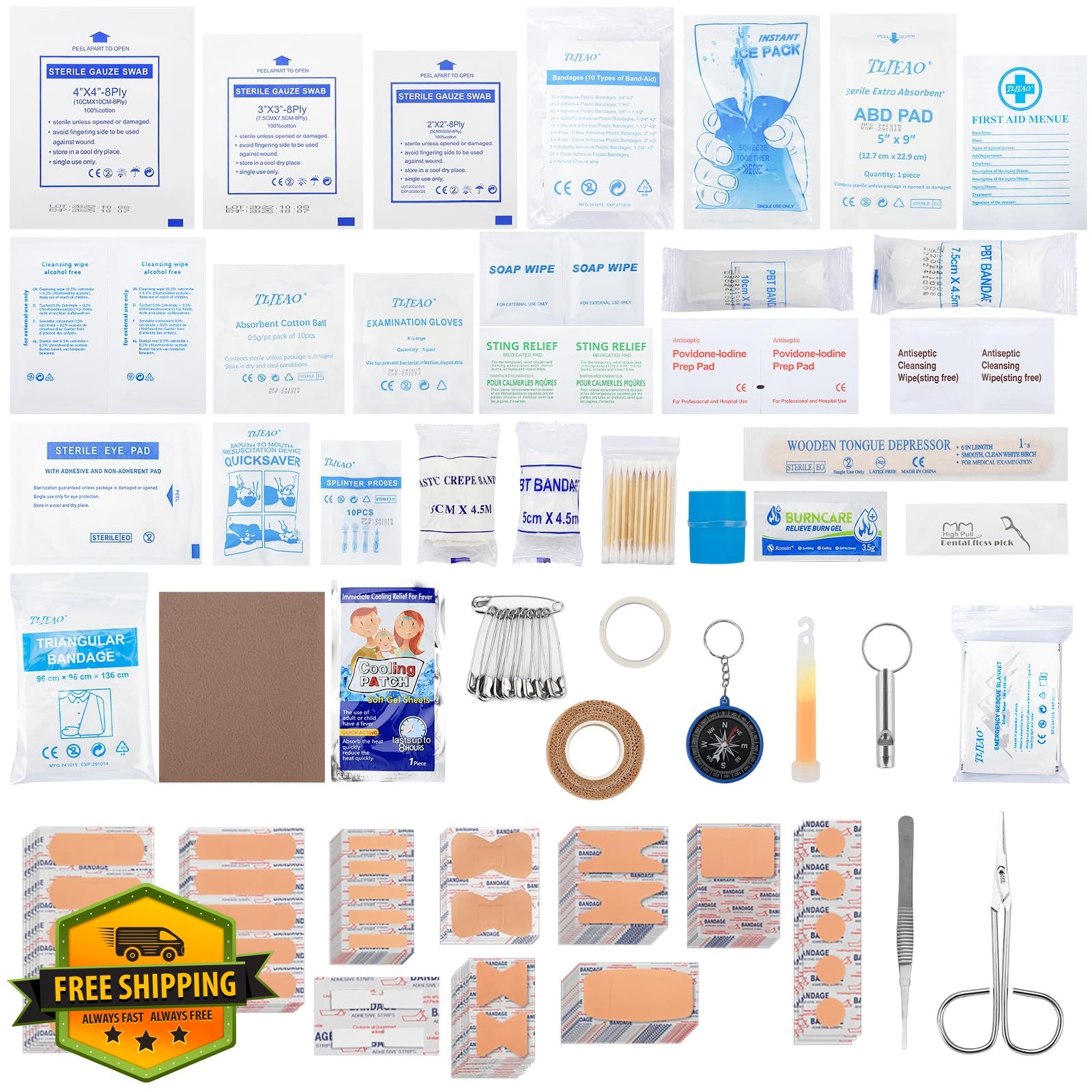 TLIEAO First Aid Kit Medium