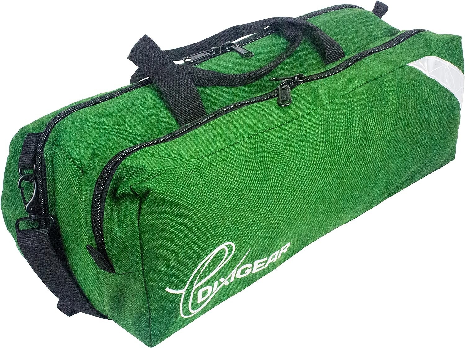 O2 Duffle Responder Bag for Medical Supplies with Side Pocket – Green