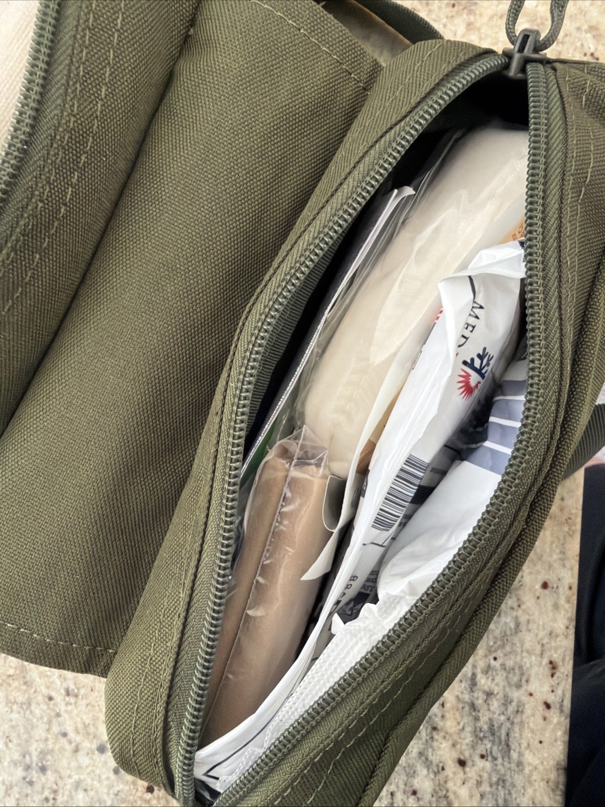 NEW ELITE FIRST AID Corpsman M3 Medic Bag STOCKED Trauma Kit Military Survival