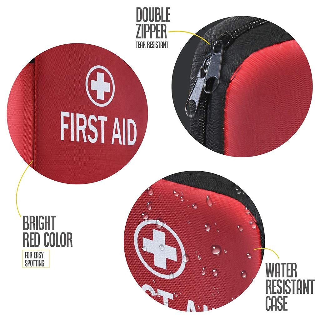 Medical king First aid kit, All-Purpose Supplies – 360 Piece Set