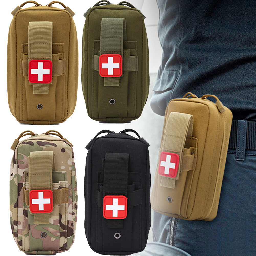 Molle First Aid Medical IFAK Small Emergency EMT Med Kits Outdoor Tactical Bags