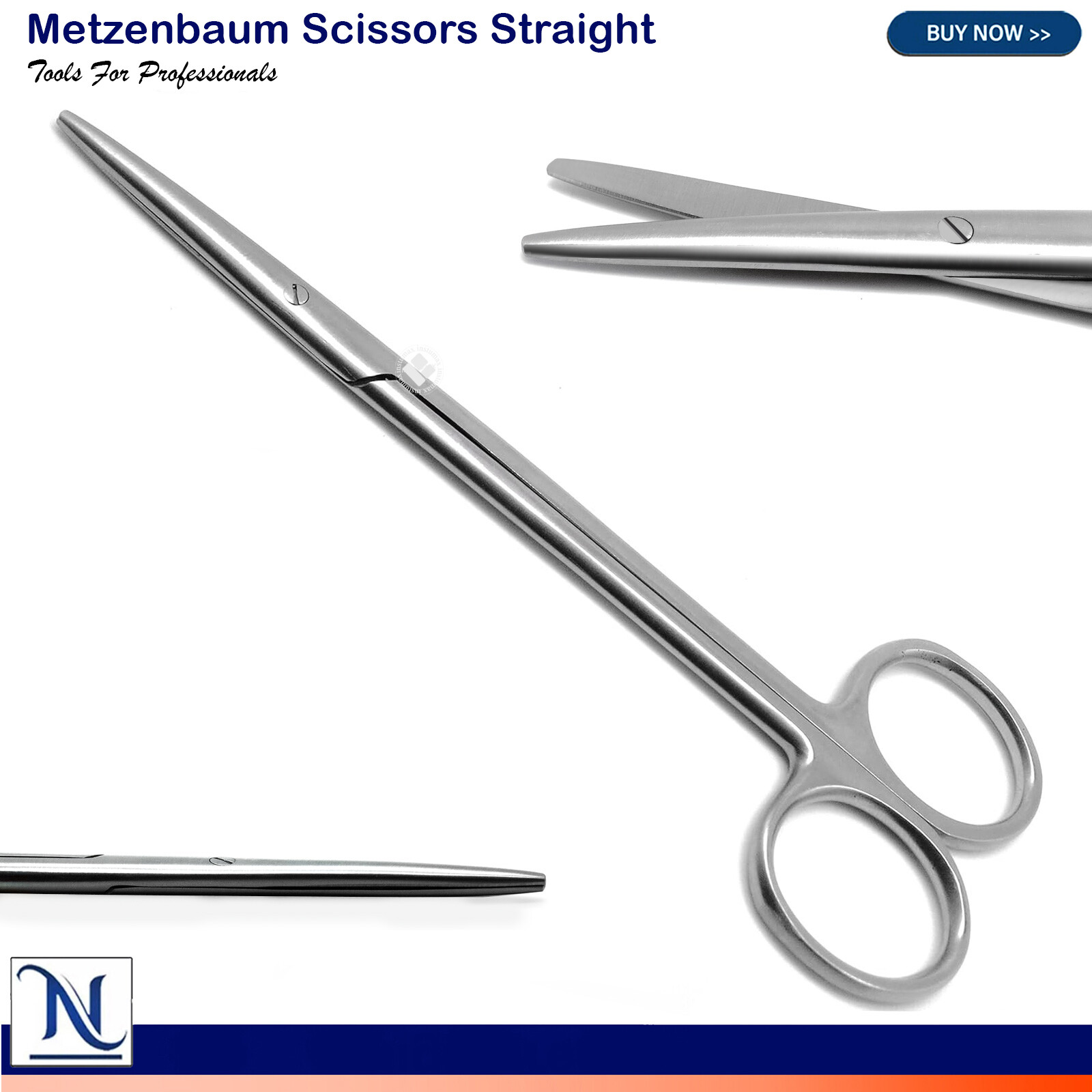 Metzenbaum Dissecting Scissors Delicate Tissue Scissor Supercut Straight