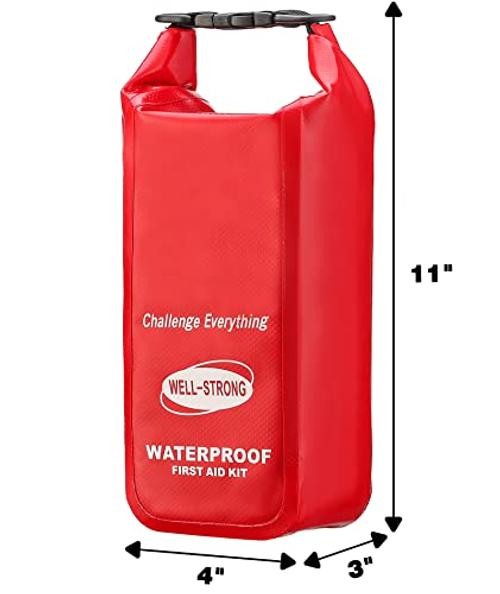 Waterproof Marine First Aid Kit 210Pcs – Emergency Boat Safety Supplies for