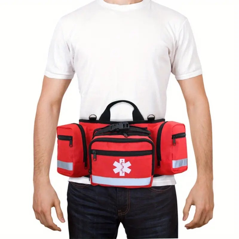 🎯 First Aid EMT Waist Bag Medical Supplies Trauma First Responder Waist Bag