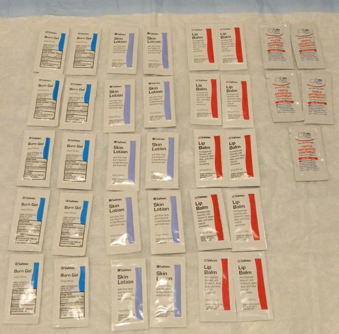 35 Piece Ointments Creams Refill Emergency Survival Camping First Aid Kits