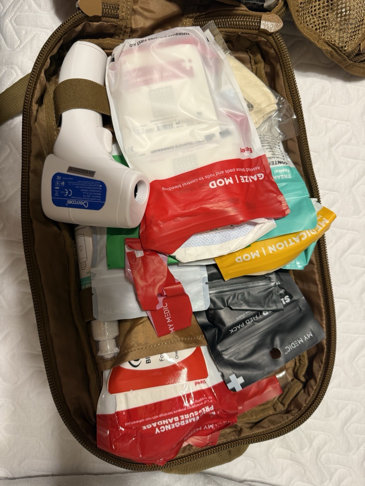 MyMedic MyFAK First Aid Kit Coyote MOLLE EXPANDED Complete EDC