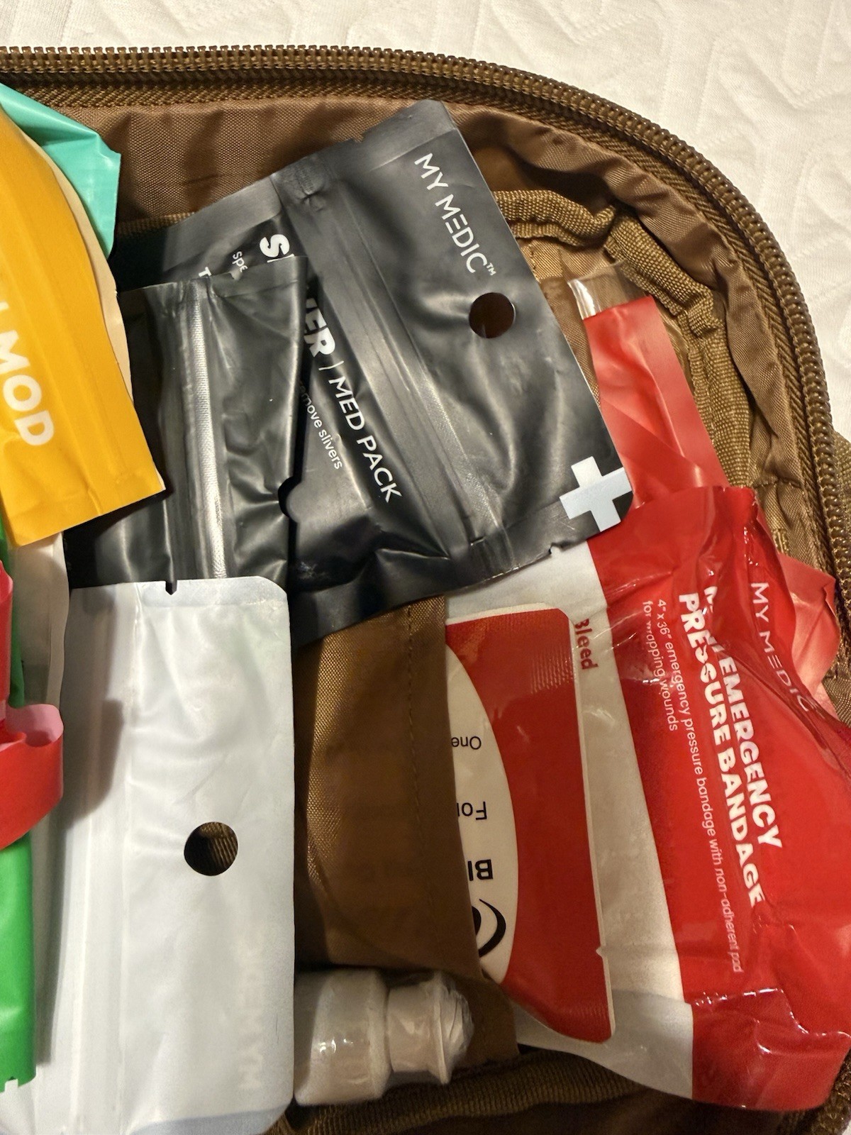 MyMedic MyFAK First Aid Kit Coyote MOLLE EXPANDED Complete EDC