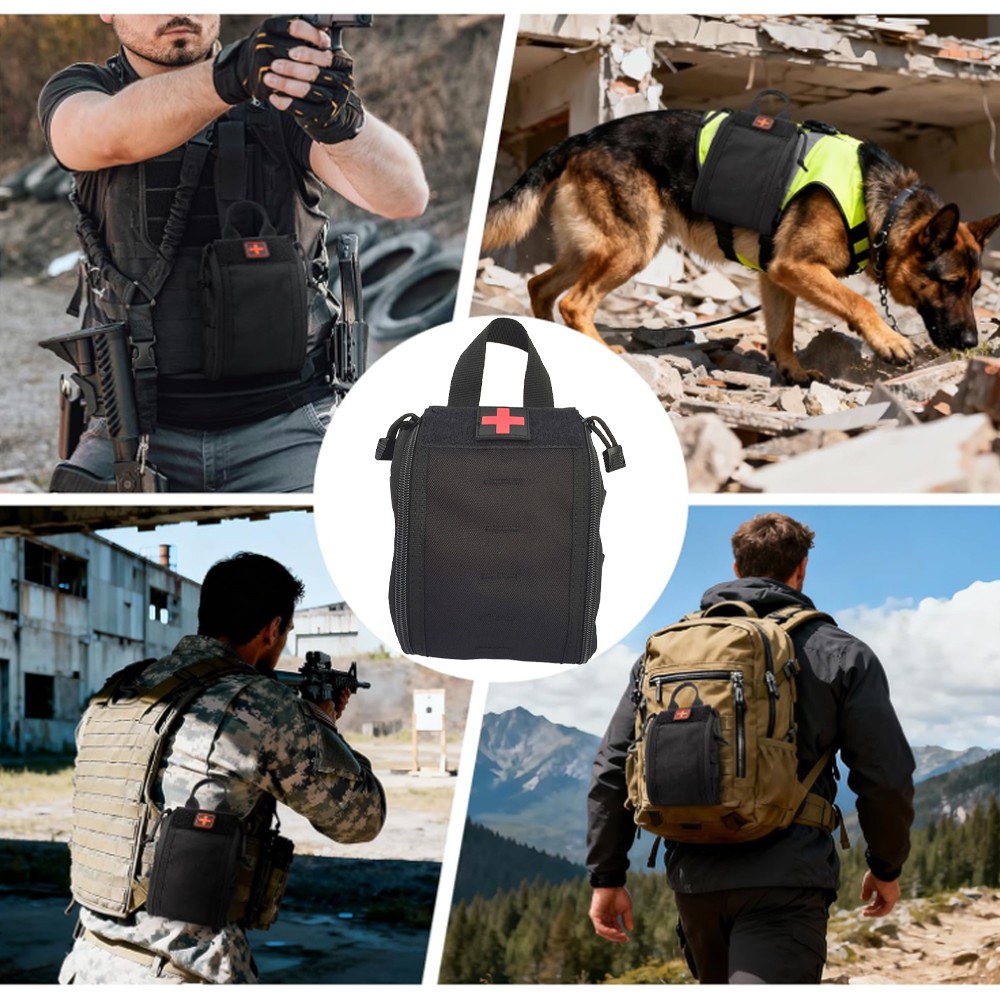 First Aid Kid Utility Medical Pouch Tactical Molle Waist Pack Survival Medic Bag