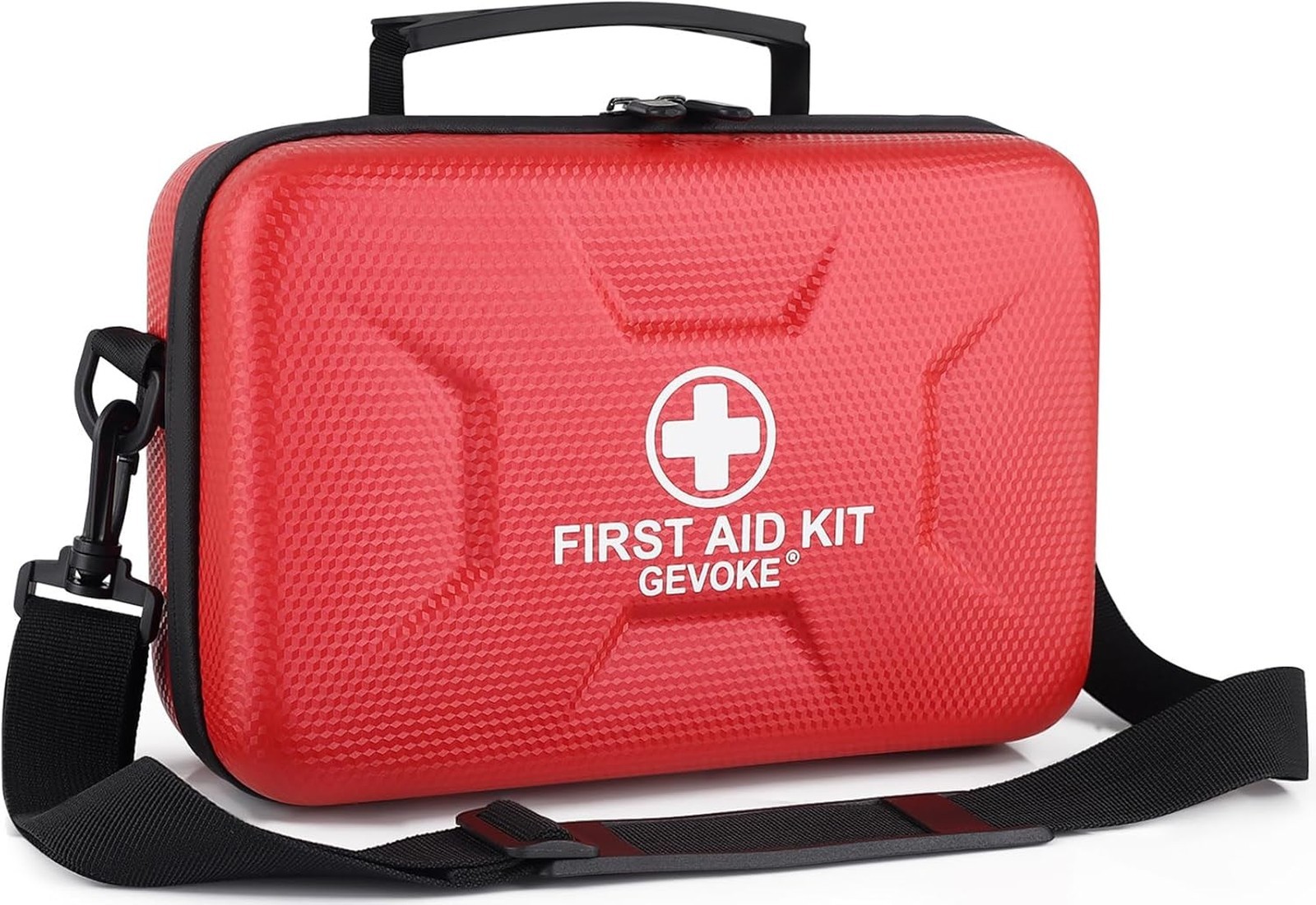 First Aid Kit Waterproof Hard Shell 410 Piece Emergency Medical Supplies for