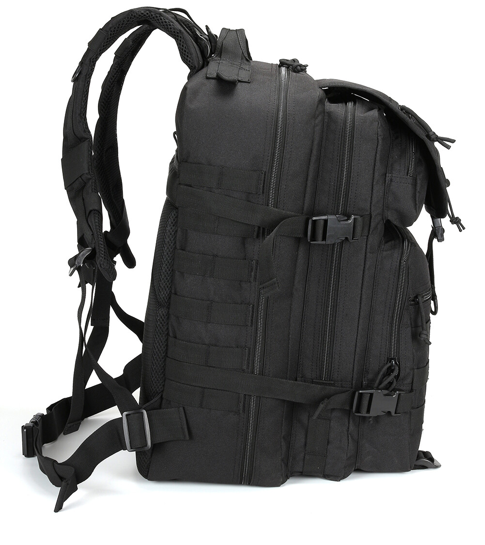 45L Molle Army Military Tactical Backpack Waterproof Assault Bag Travel Rucksack