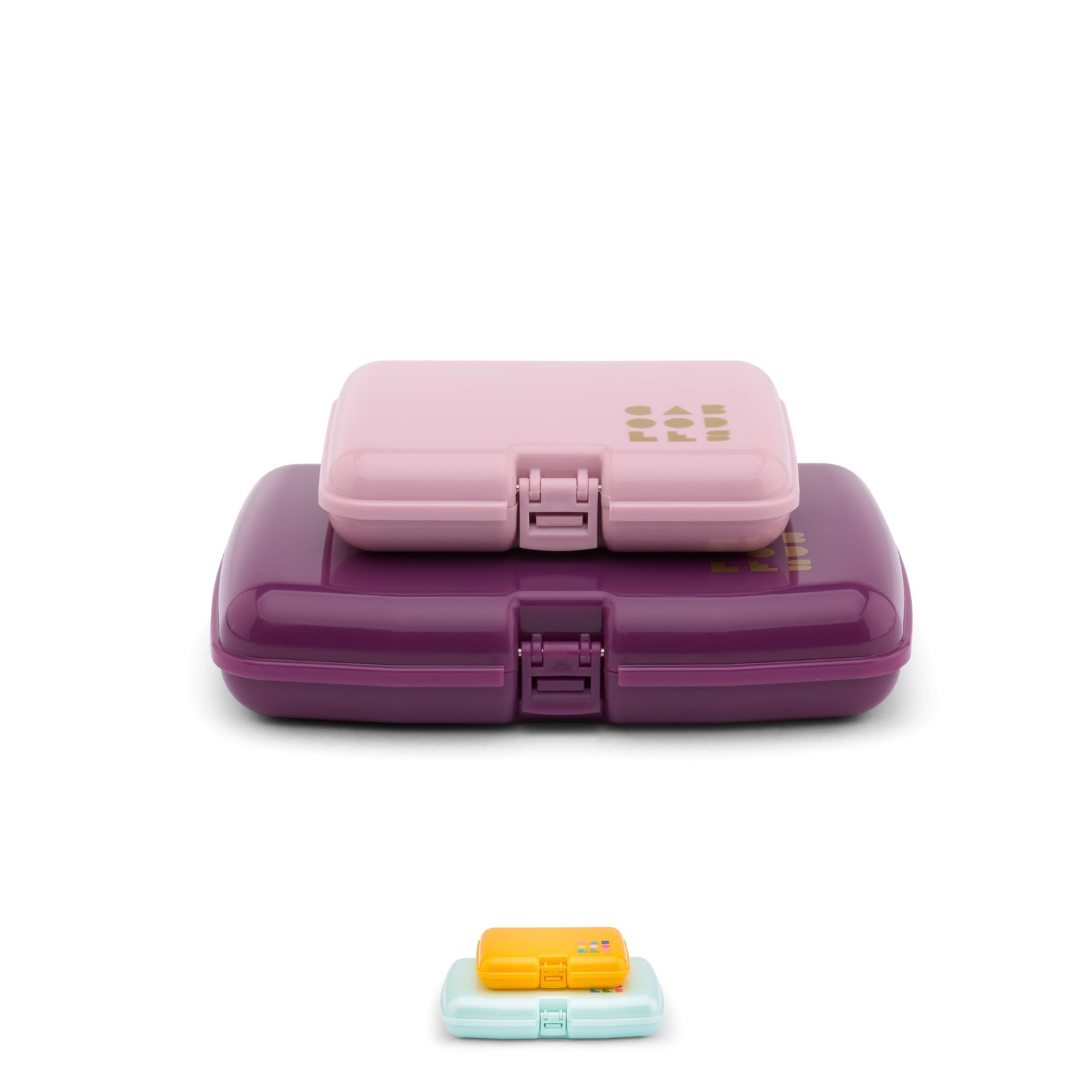 Caboodles Care Pack + Lil Bit Set, Pink & Violet, Travel Small, + Violet