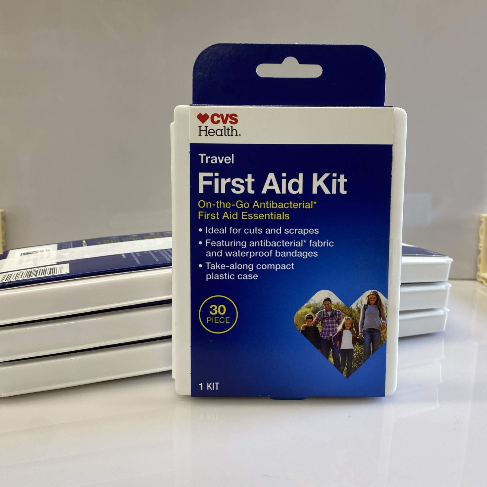 CVS Health 30pc Travel First Aid Portable Mini Travel Kit Lot Of 6 NEW Sealed