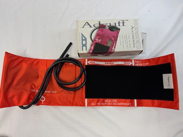 ADCUFF ADC 846 Adcuff & Bladder, 2-Tube, Adult, Orange