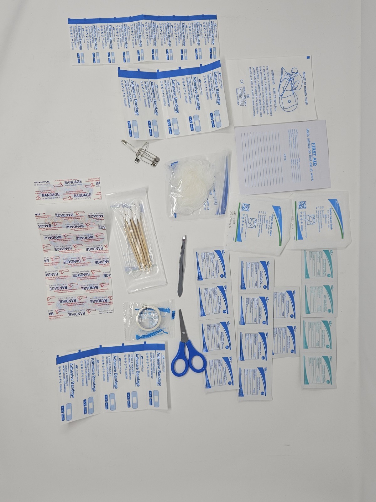 [5 Pack] Swiss Safe 2-in-1 First Aid Kit for Car, Travel & Home, 64 Piece