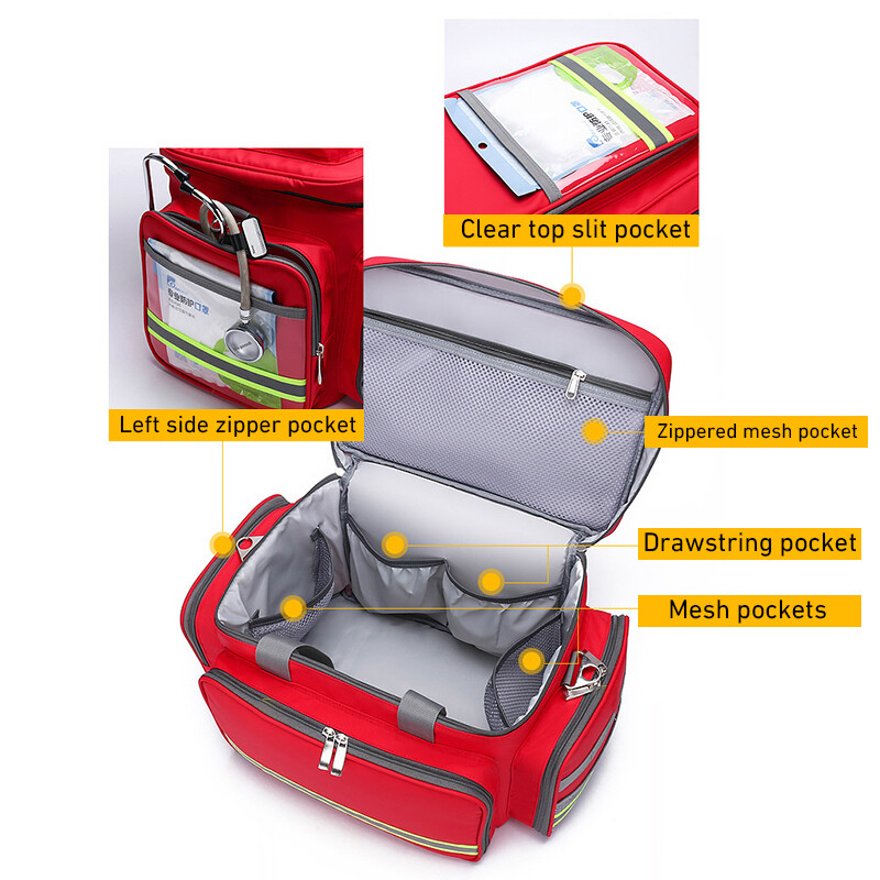 First Aid Medical Kits Emergency Rescue Backpacks Large Capacity Storage Outdoor