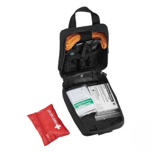 250PCS Survival First Aid Kit Emergency Medical Trauma Bag for Camping Home