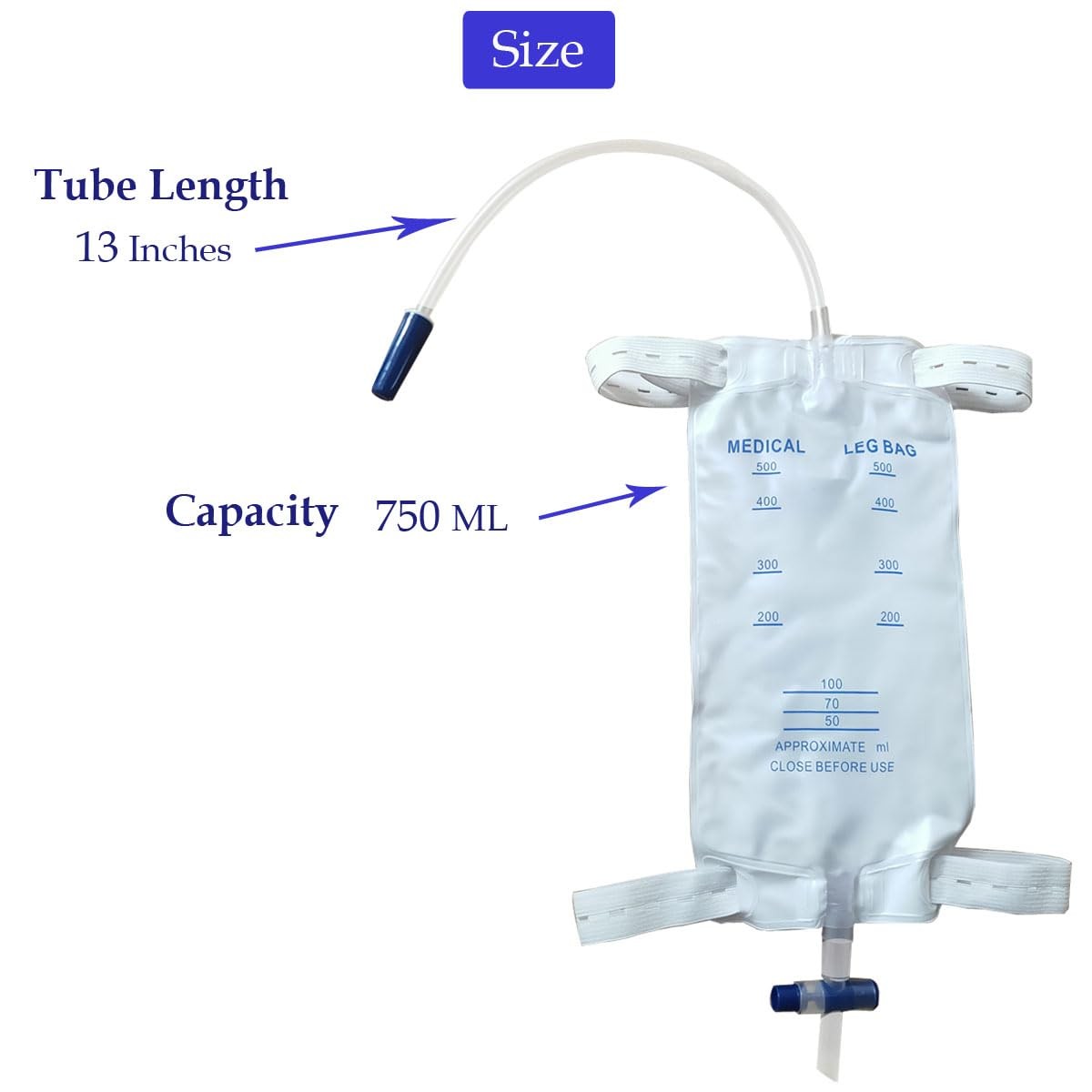 Condom Catheter External self Sealing Set 1 Count (Pack of 1), 35mm/1.38inch