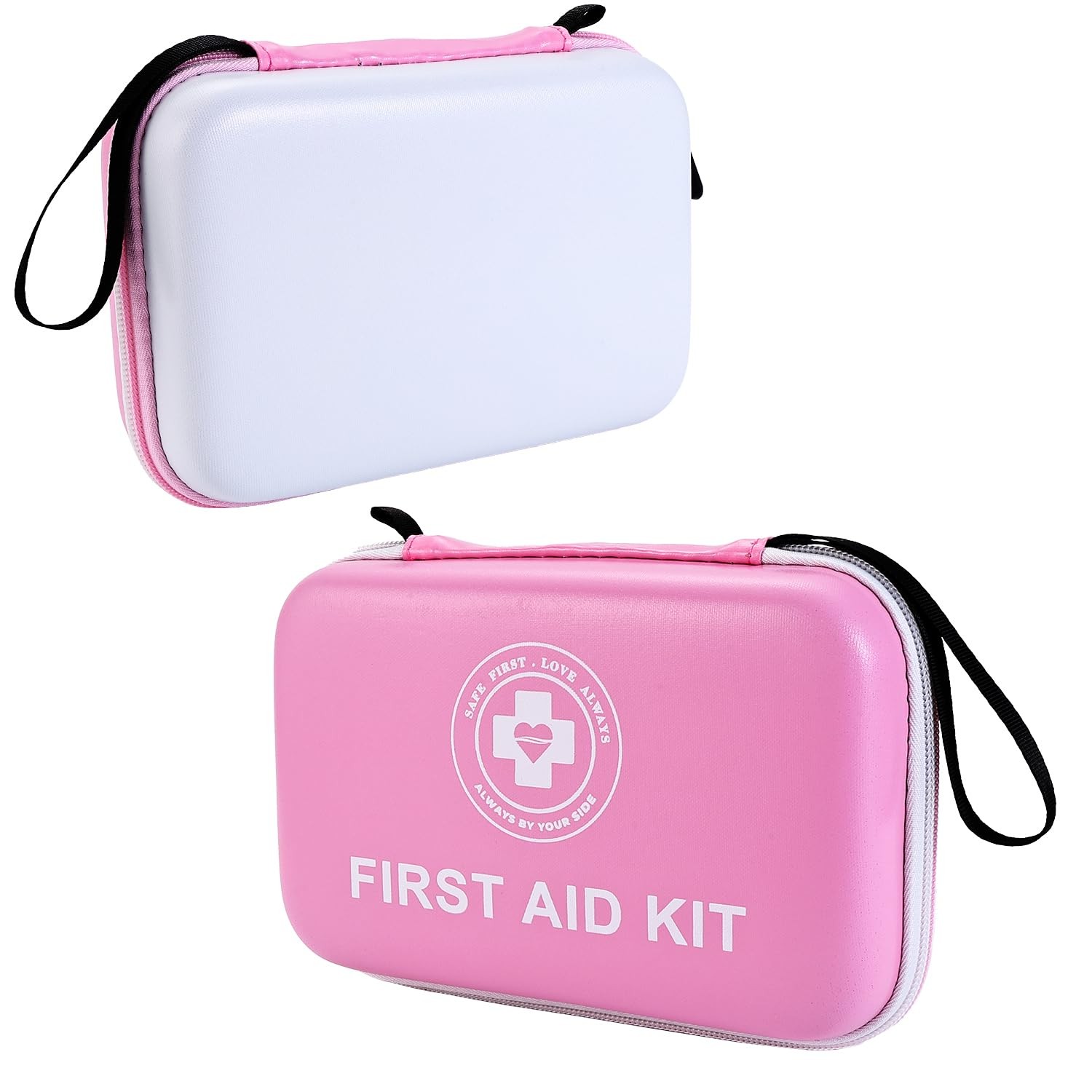 Premium First Aid Kit – 305 Piece Dual-Color Emergency with Pink/White
