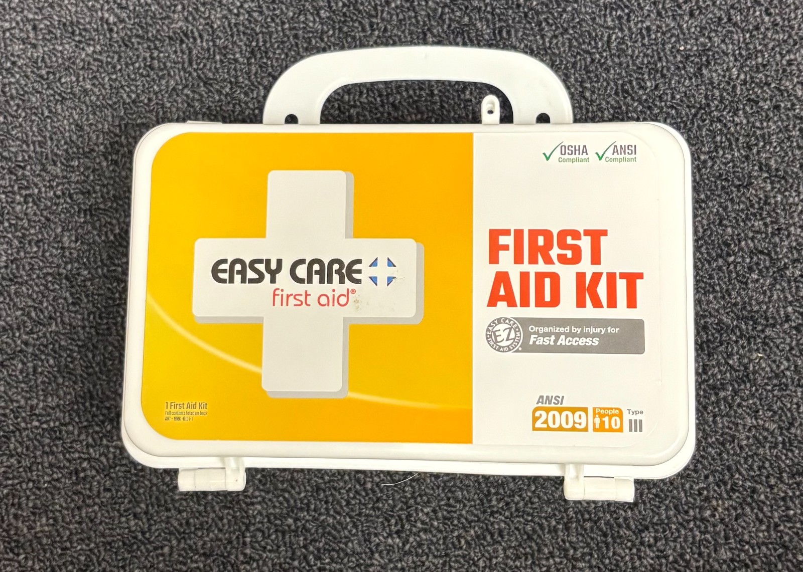 Easy Care 10-Person First Aid Kit | 10 Person 95-Pieces | ANSI 2009 Plastic Case