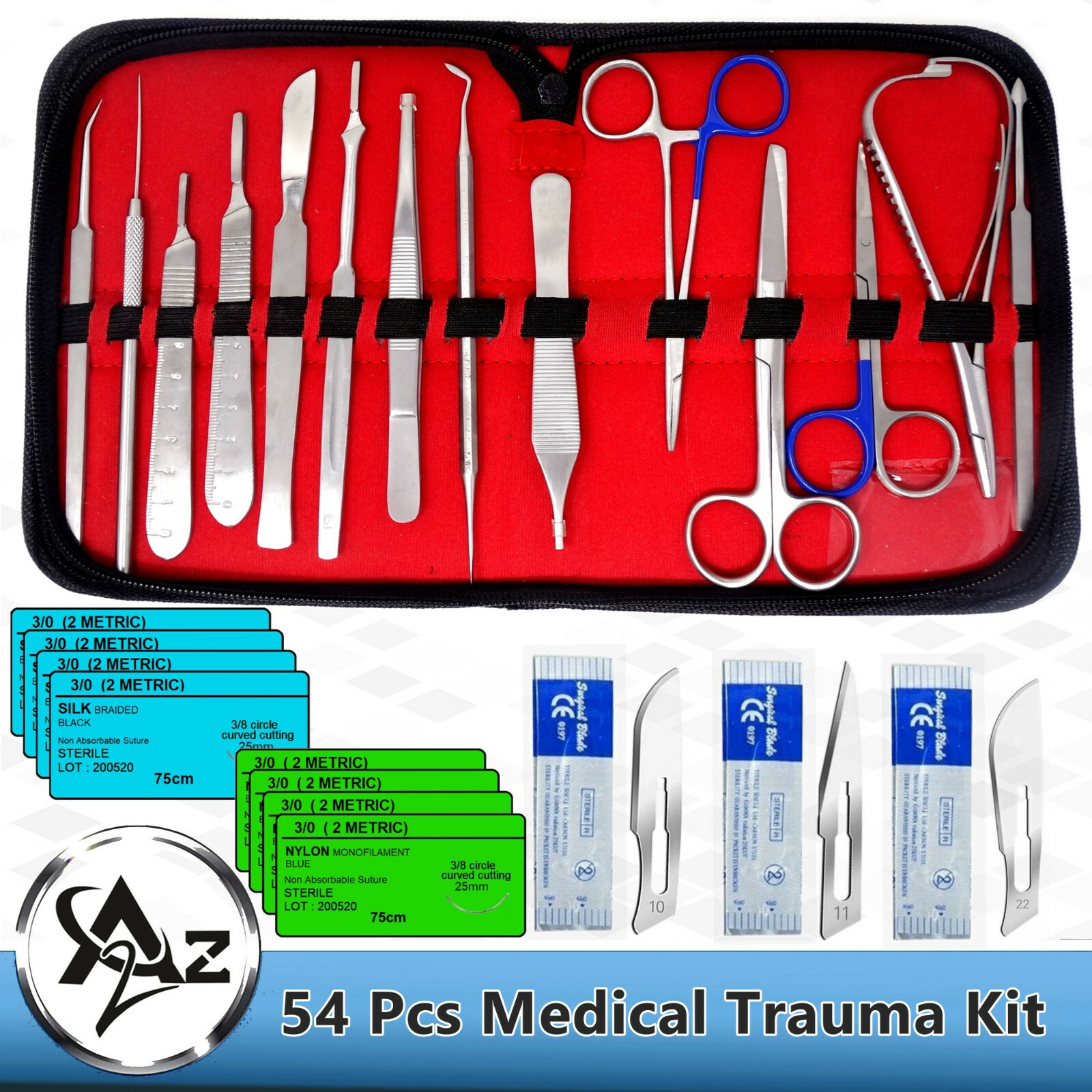 First Aid First Responder Trauma Kit Outdoor Family Survival Medical Travel Bag