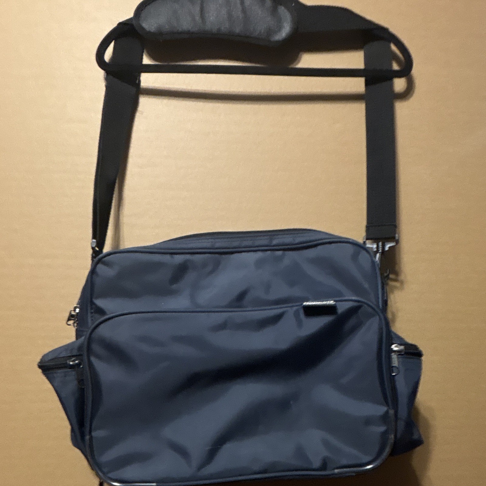 Hopkins First Aid Bag Blue Portable Unisex Shoulder Strap Multiple Compartments
