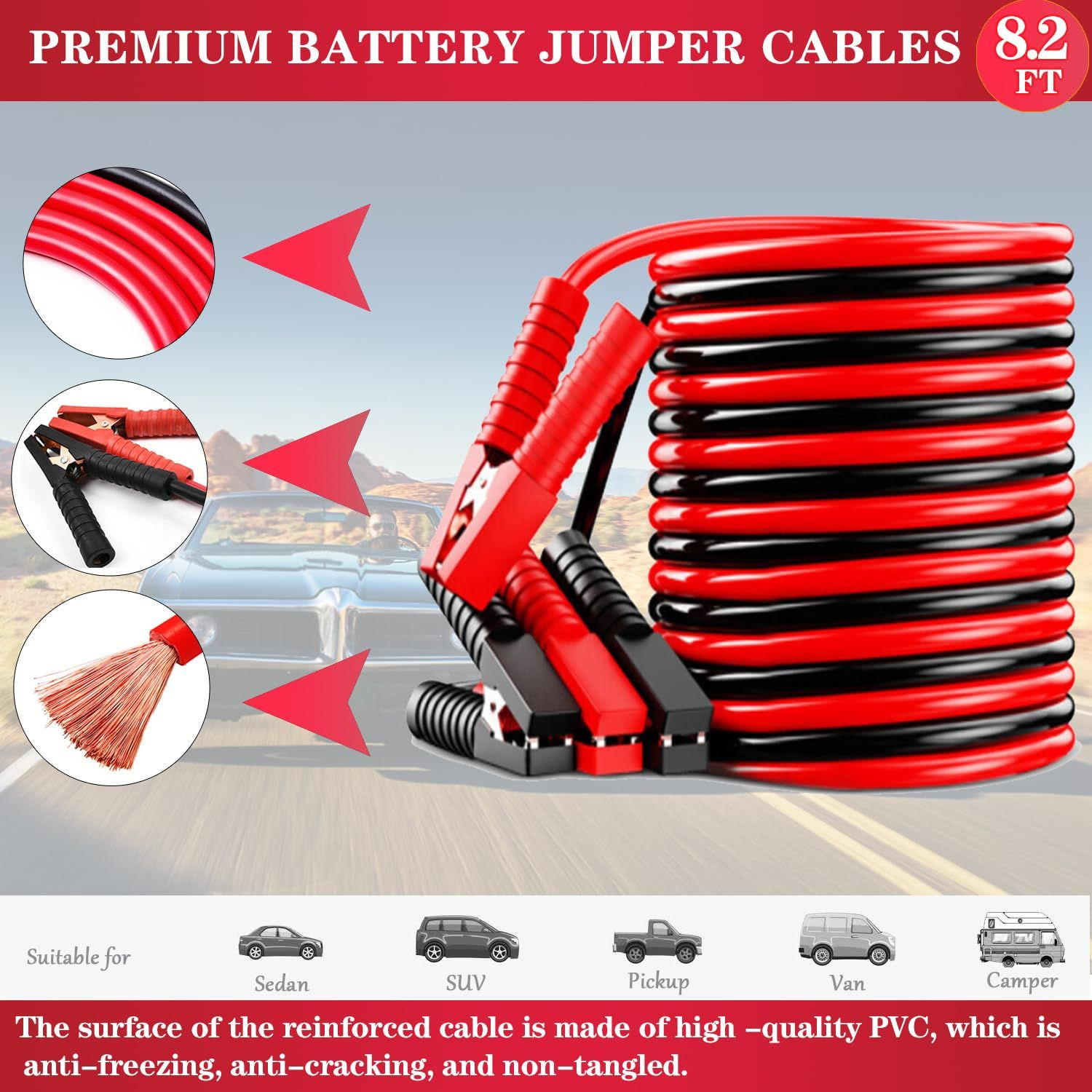 LIANXIN Emergency Car Kit – Premium Roadside Assistance for Cars Green