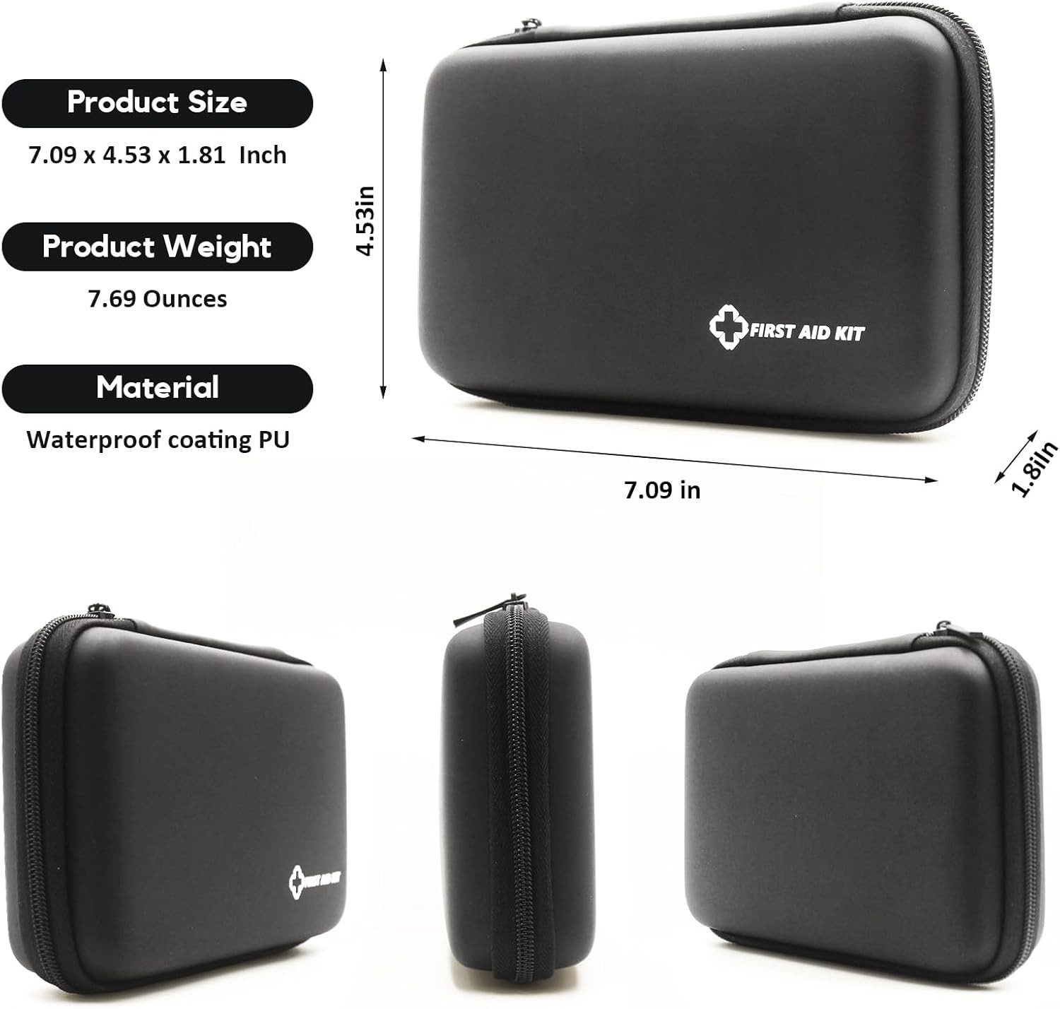 Waterproof Mini First Aid Kit – Organized Supplies for Home, Travel, and Outdoor