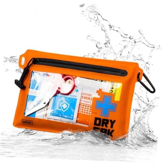 Ultralight Waterproof First Aid Kit, Boat First Aid Kit, Marine Medical Orange