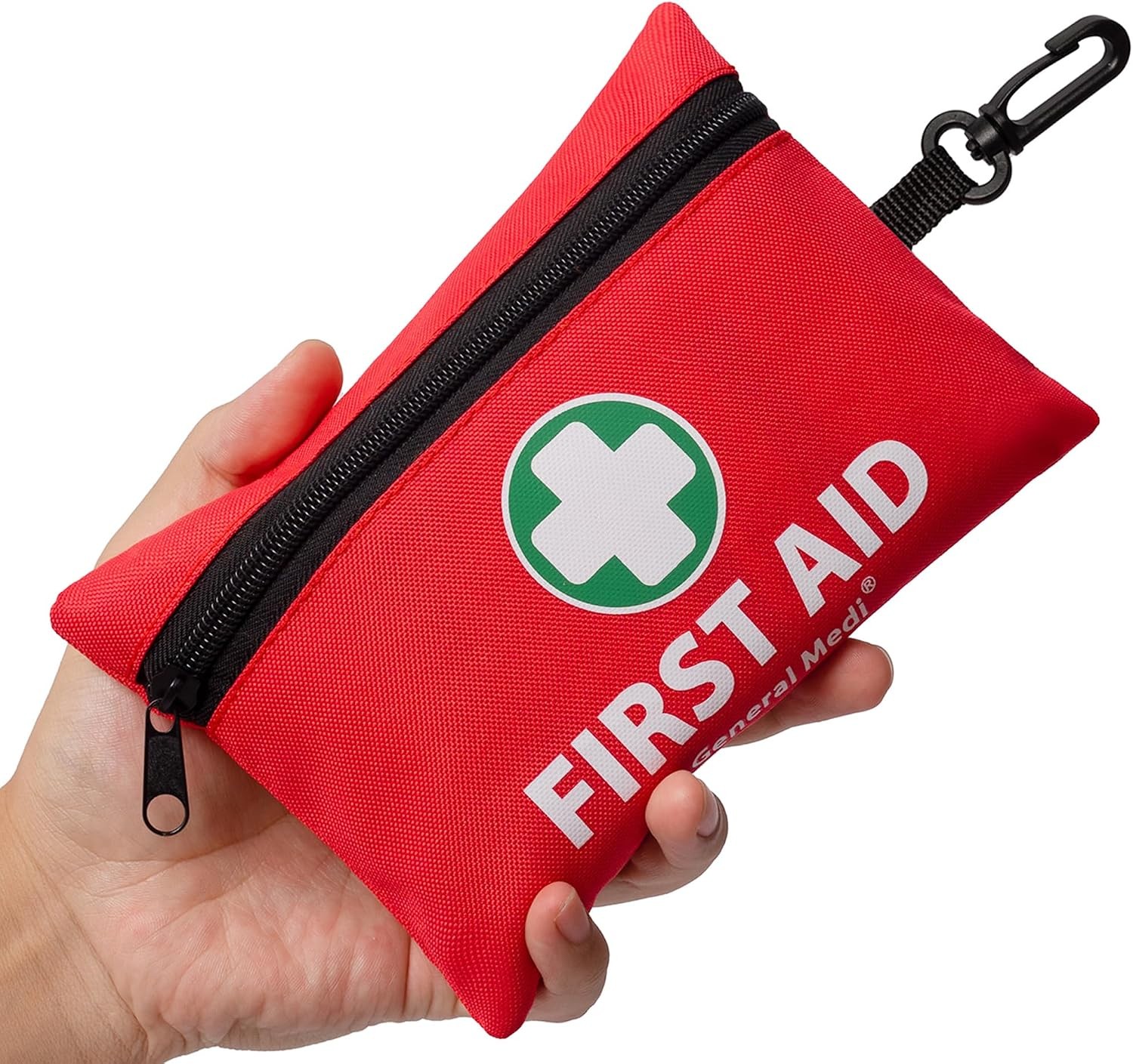 General Medi Mini First Aid Kit, 110 Piece Small First Aid Kit – Includes Emerge