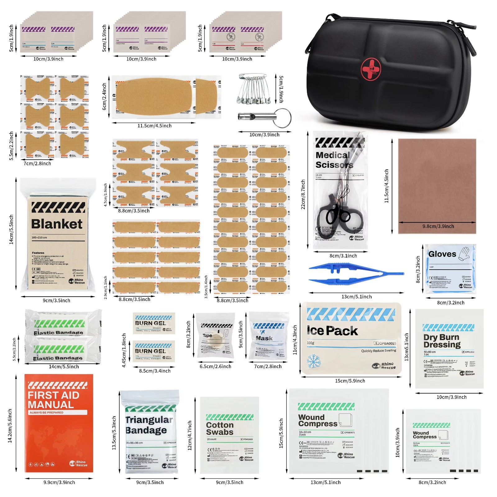 Waterproof Portable First Aid Kit Emergency Travel Medical Storage Bag