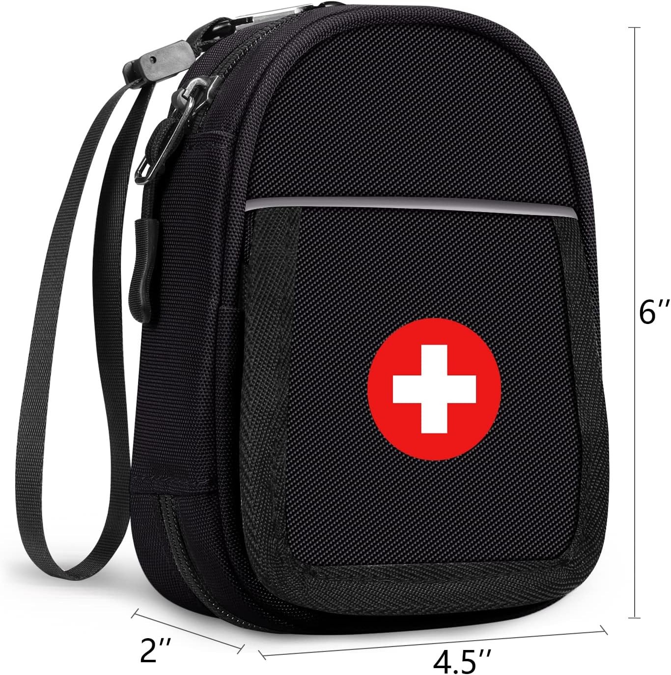 Insulated Medicine Carrying Case Small Travel Emergency Medication Organizer Bag