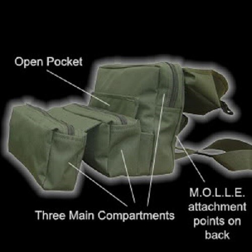 NEW Elite First Aid M-3 Trifold IFAK EMT CLS Medical MOLLE Field Bag OD GREEN
