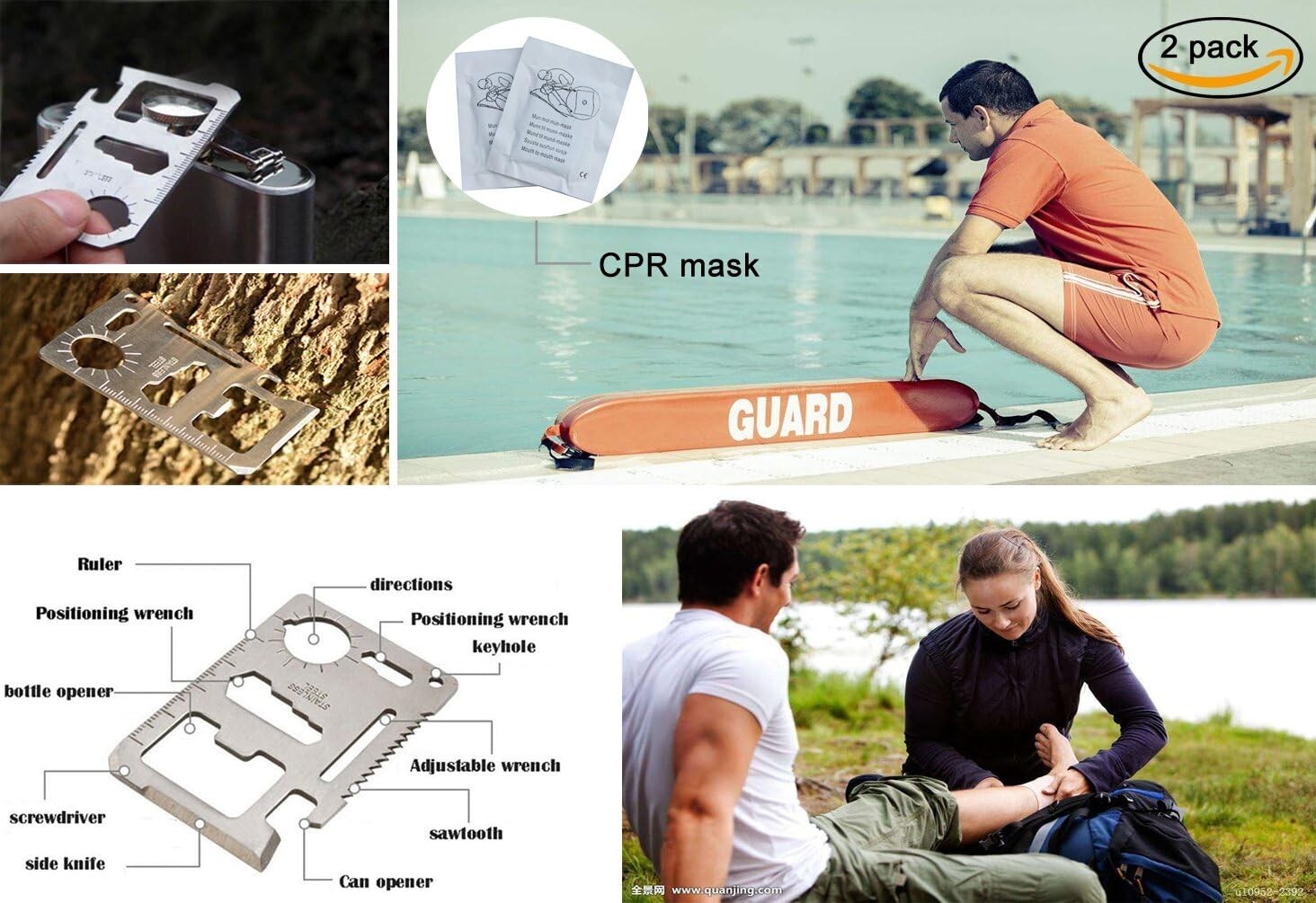 Portable First Aid Kit in Waterproof EVA Case – Essential for Home, Car, Outdoor