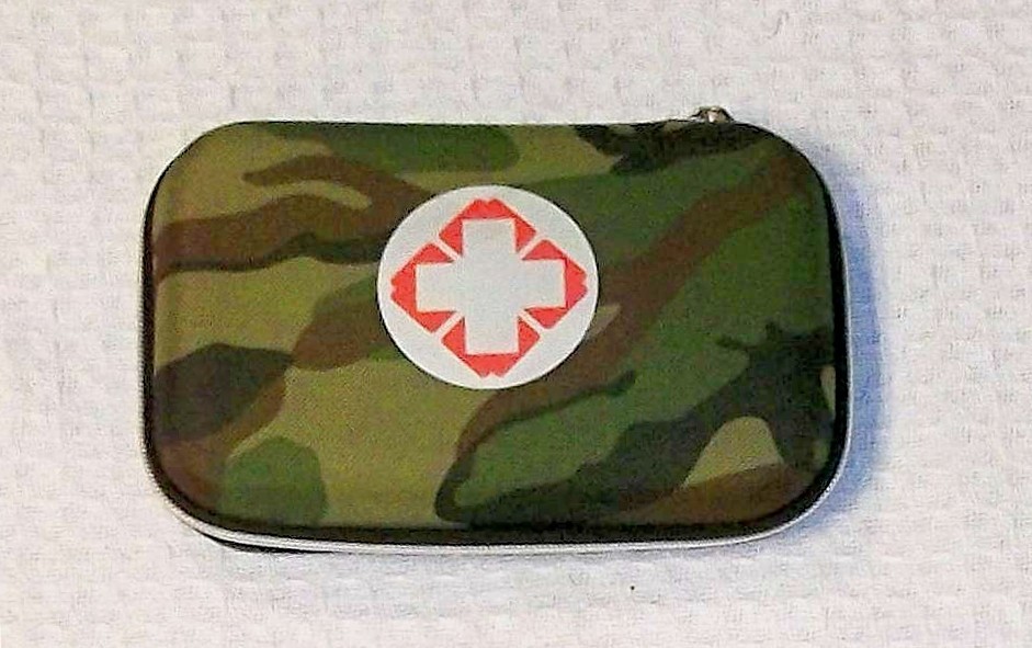 Custom 156 Item General Purpose Hard Case First Aid Kit Treat Burns Cuts Scrapes
