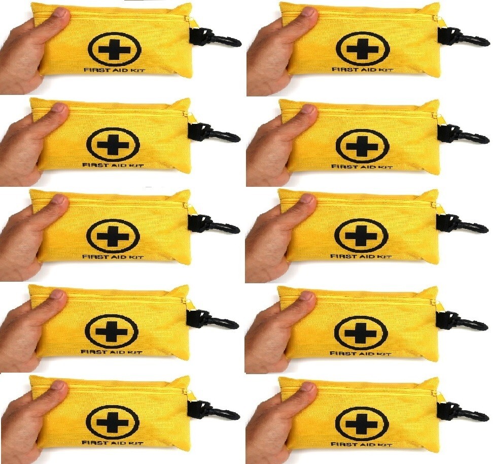 151 Pcs First Aid Kit Medical Emergency Trauma Military Survival Travel 10 Sets