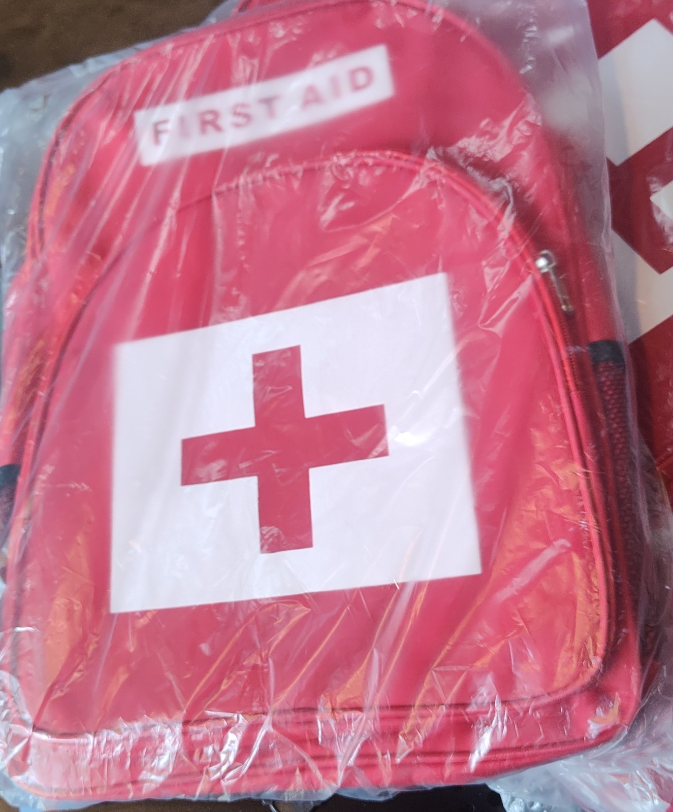 Empty First Aid Bag Emergency Waterproof Medical Work Travel First Aid Backpack
