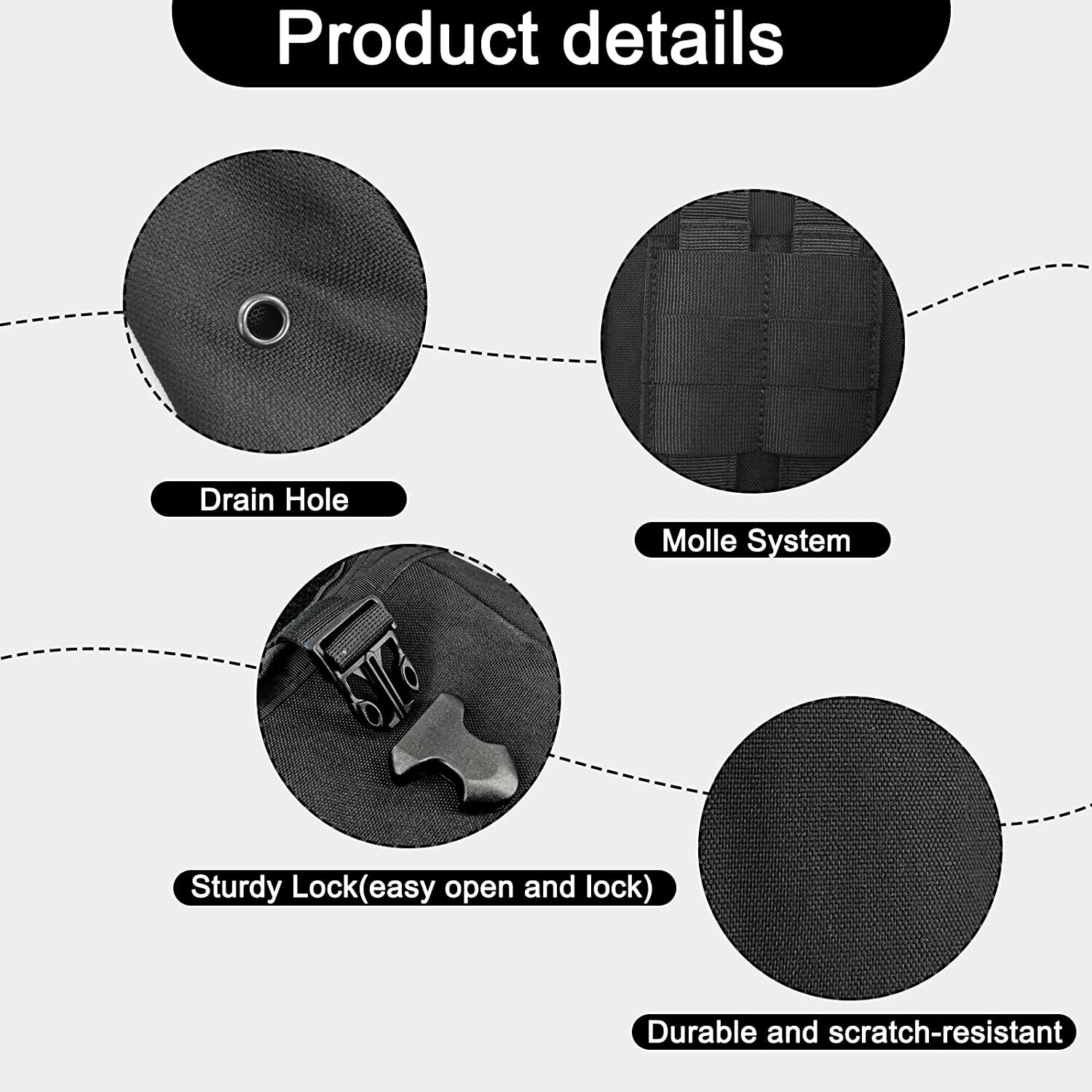 Tactical Molle Pouch Field Mountaineering Emergency Medical Accessories Pouches