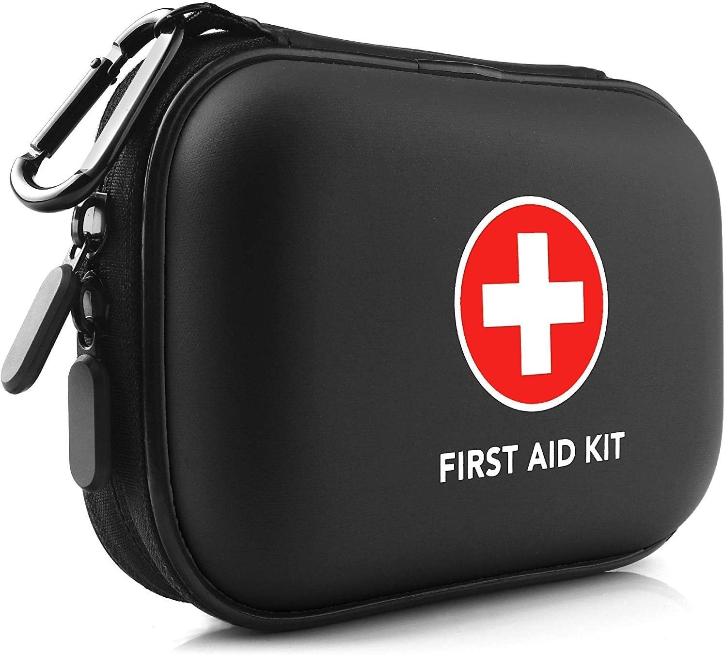 Essential First Aid Kit – 100 Hospital-Grade Supplies in Black Waterproof Case