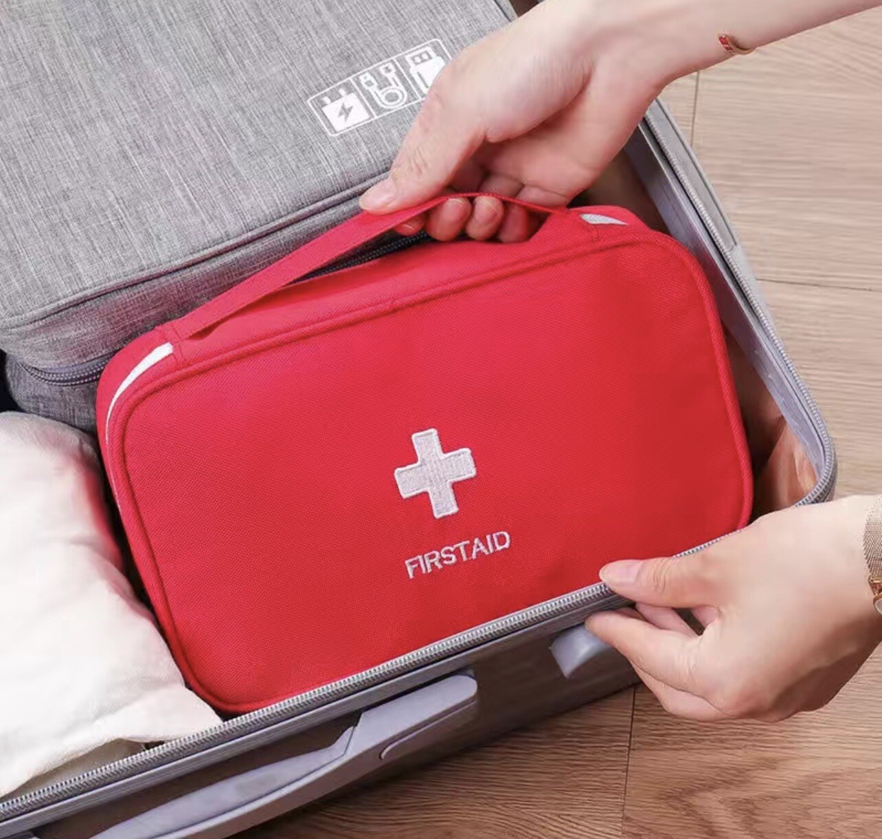 First Aid Kit, Emergency, Car Boat, Outdoor Travel Bag Survival – EMPTY BAG