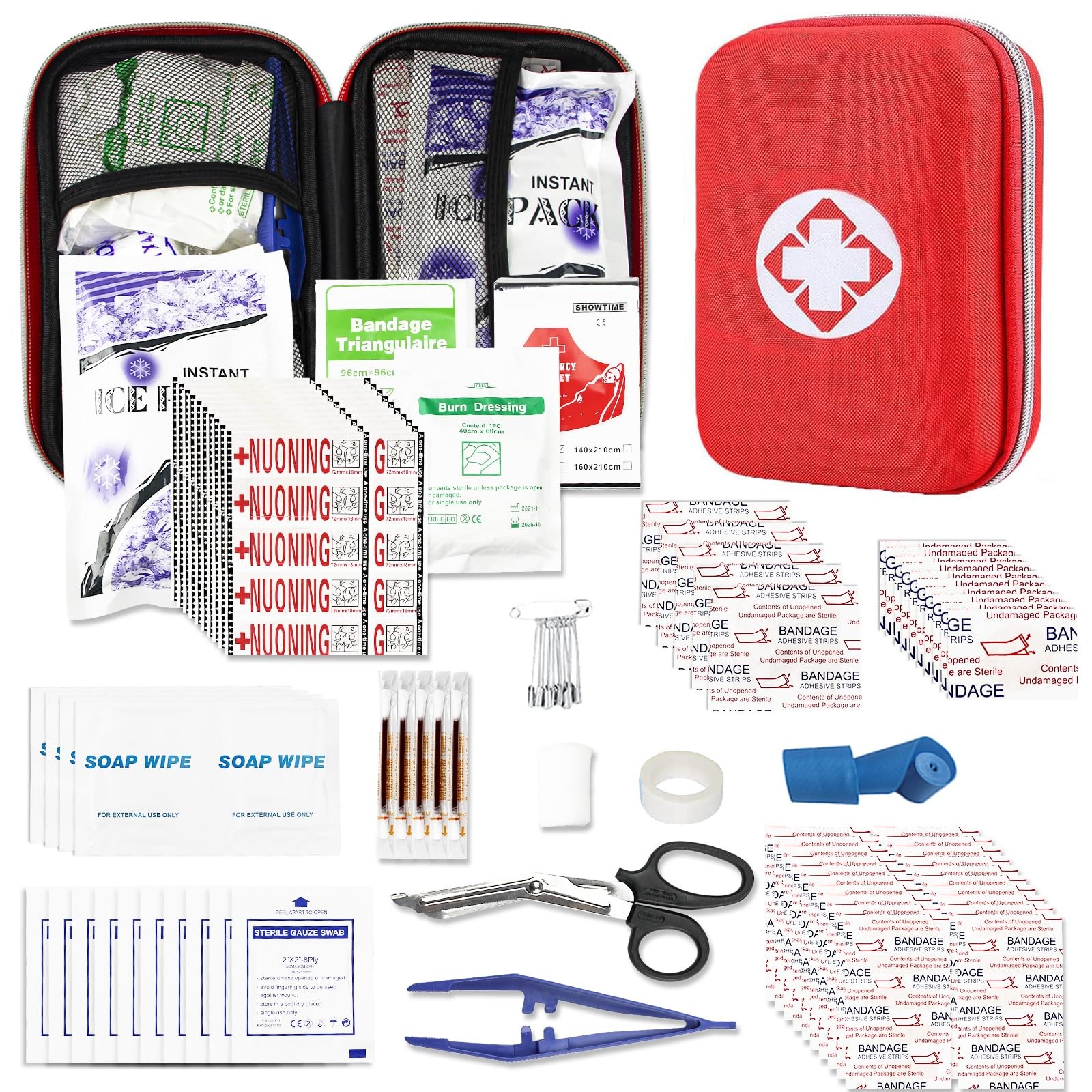 First Aid Kit Home 274PCS Emergency Kit Home Supplies First Aid Kits for Car …