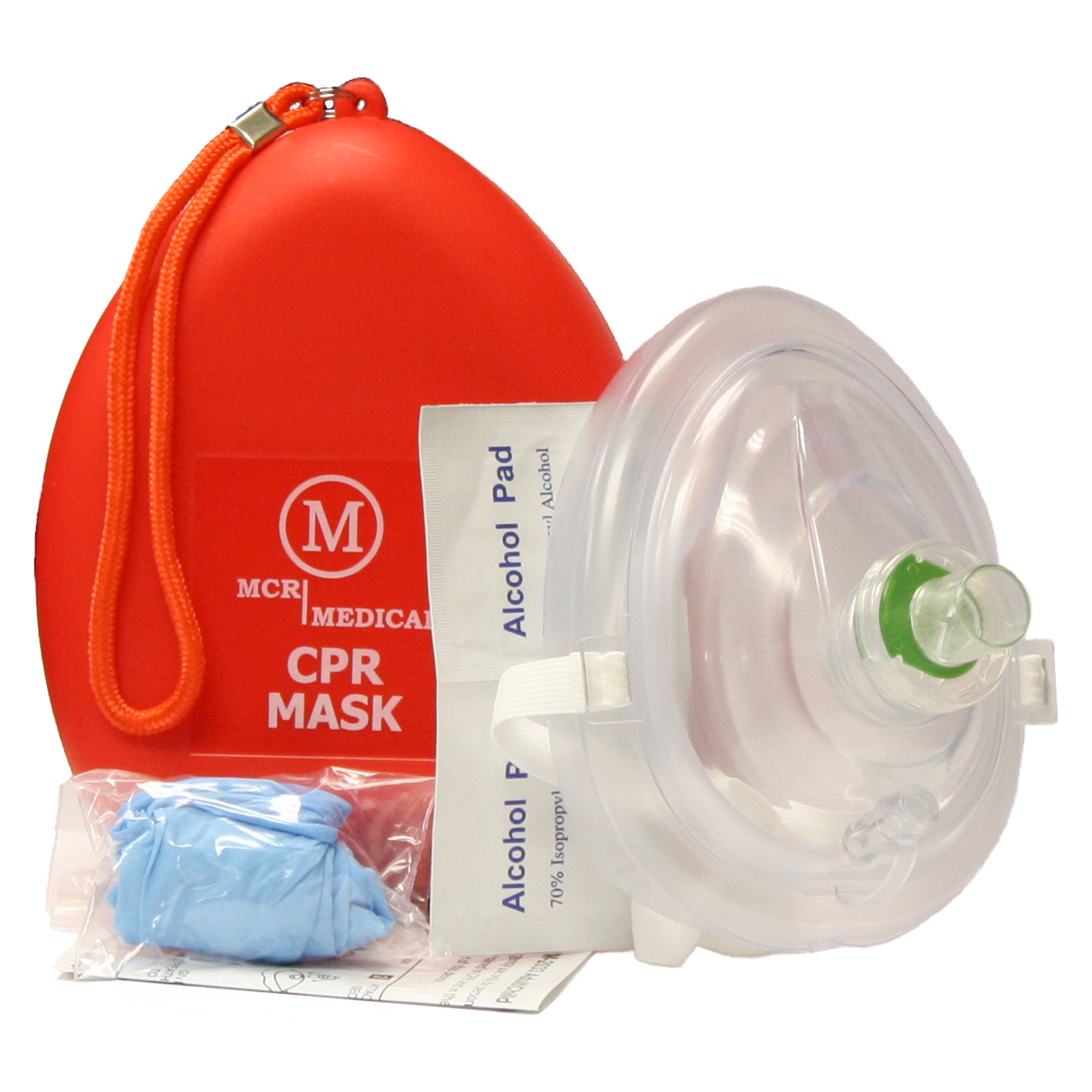 Adult/Child Size CPR Pocket Rescue Shield, MCR Medical