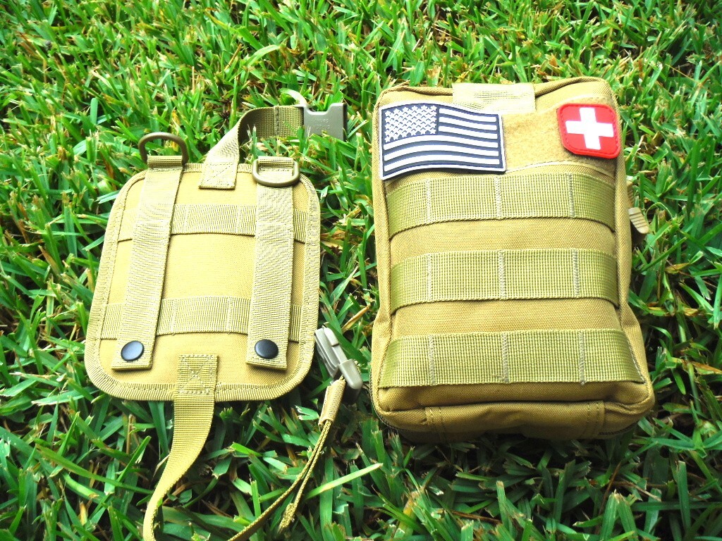 251 Pcs First Aid Kits For Emergency Trauma Military Survival Travel IFAK Khaki