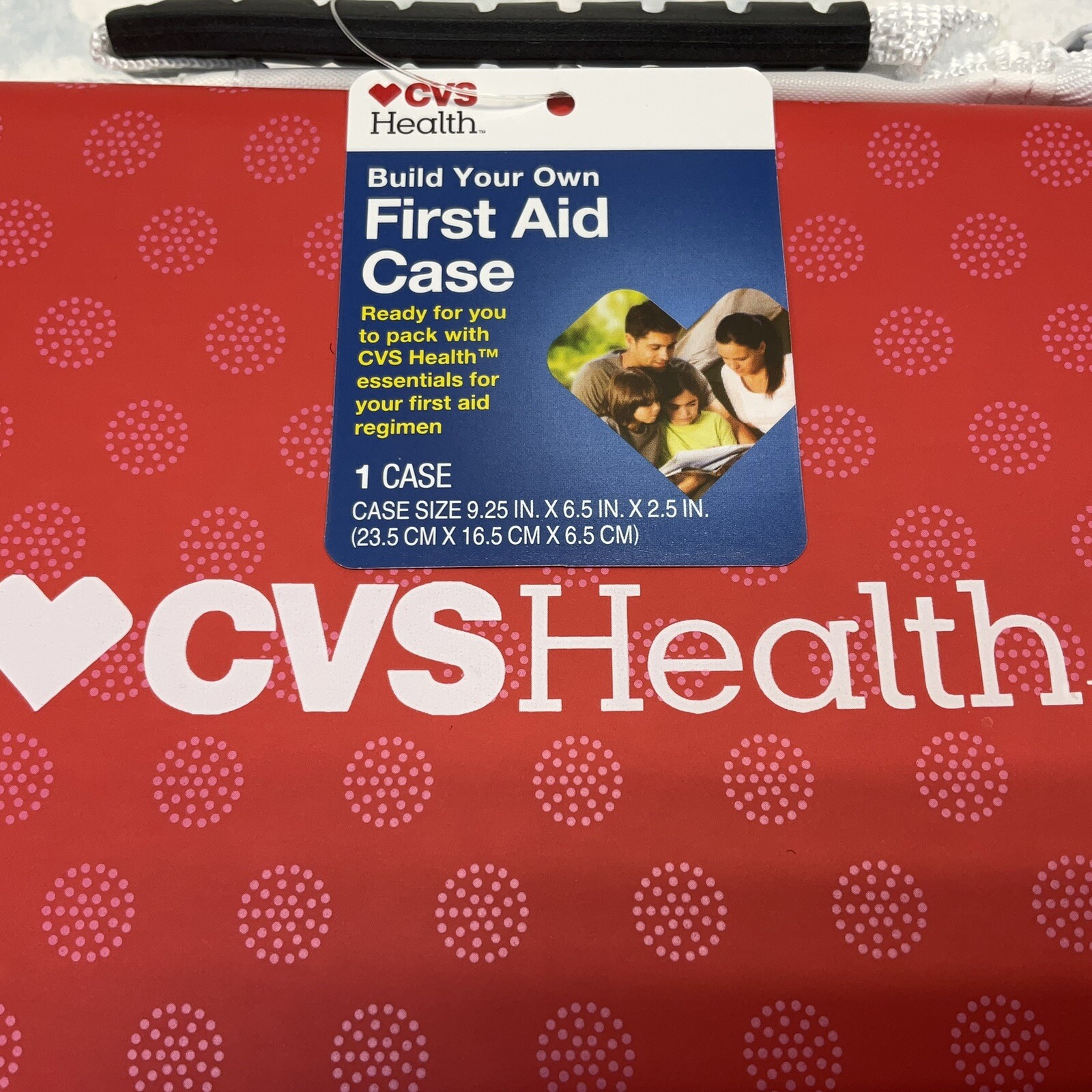 Build Your Own First Aid Case Red & Green 9.25” X 6.5” X 2.5” ( Lot of 2 ) New