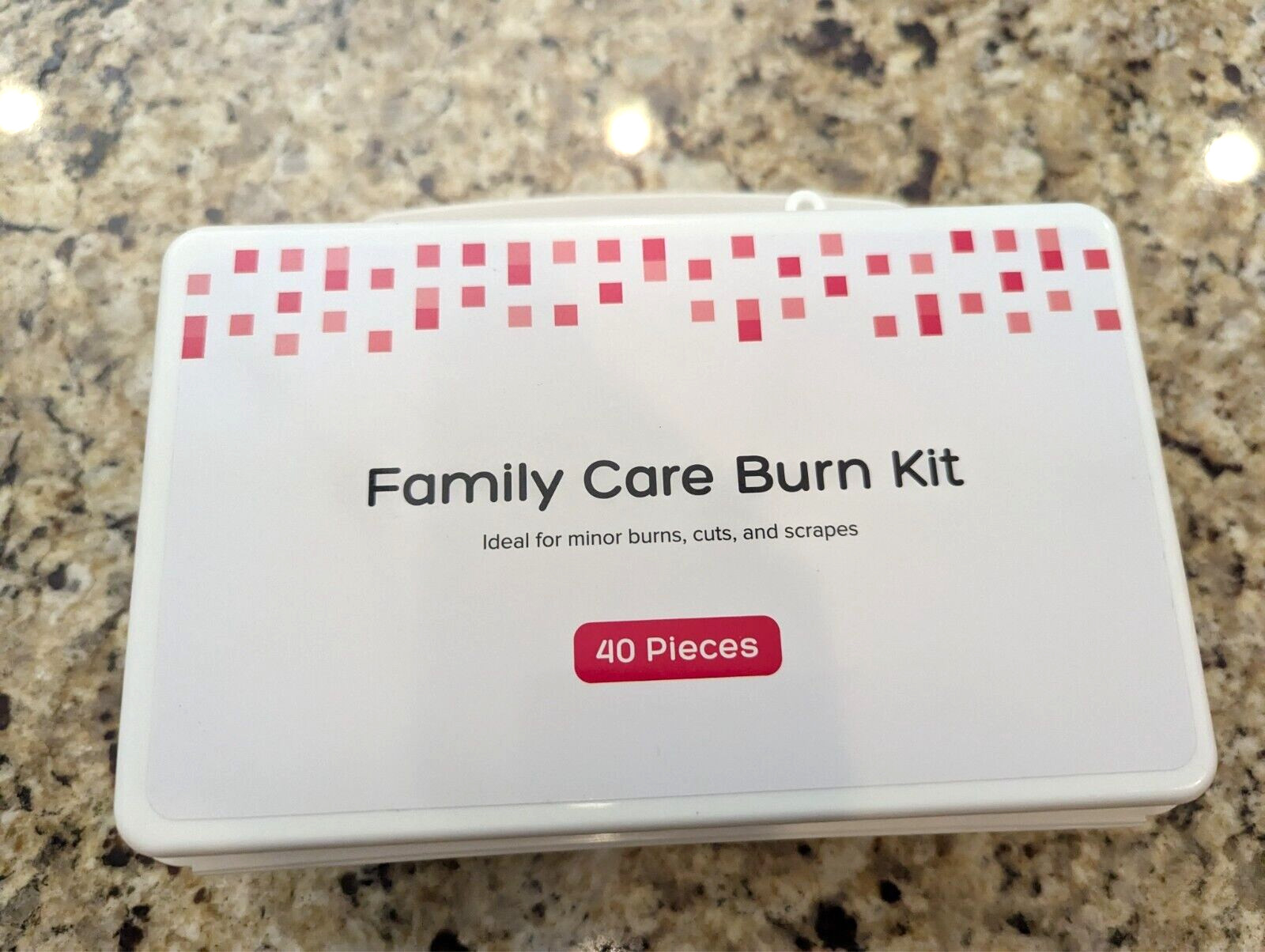 Caring Mill™ Family Care Burn Kit 40 Pieces Minor Burns Cuts & Scrapes 08/2026