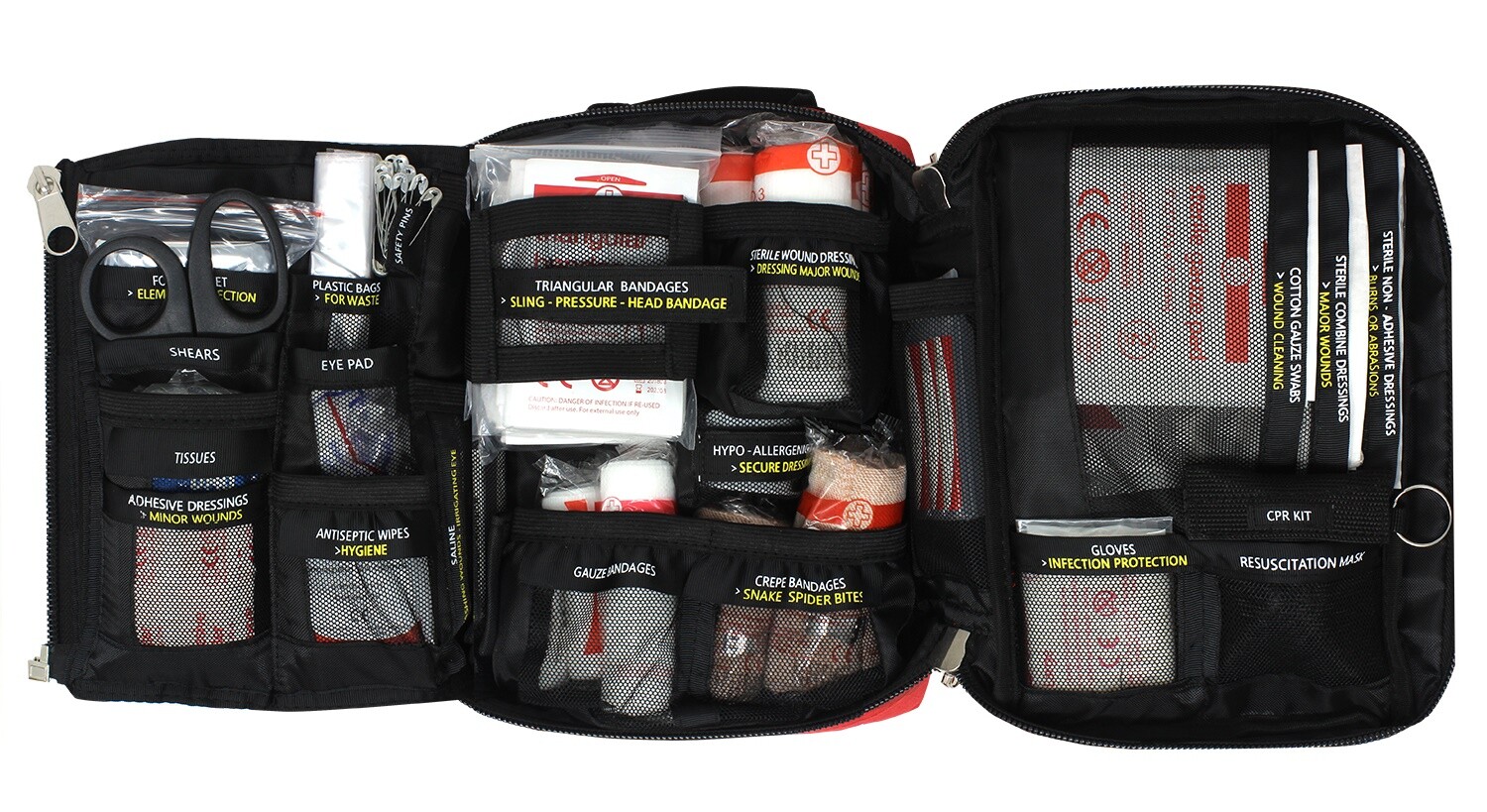 Ever Ready First Aid Survival First Aid Kit – RED