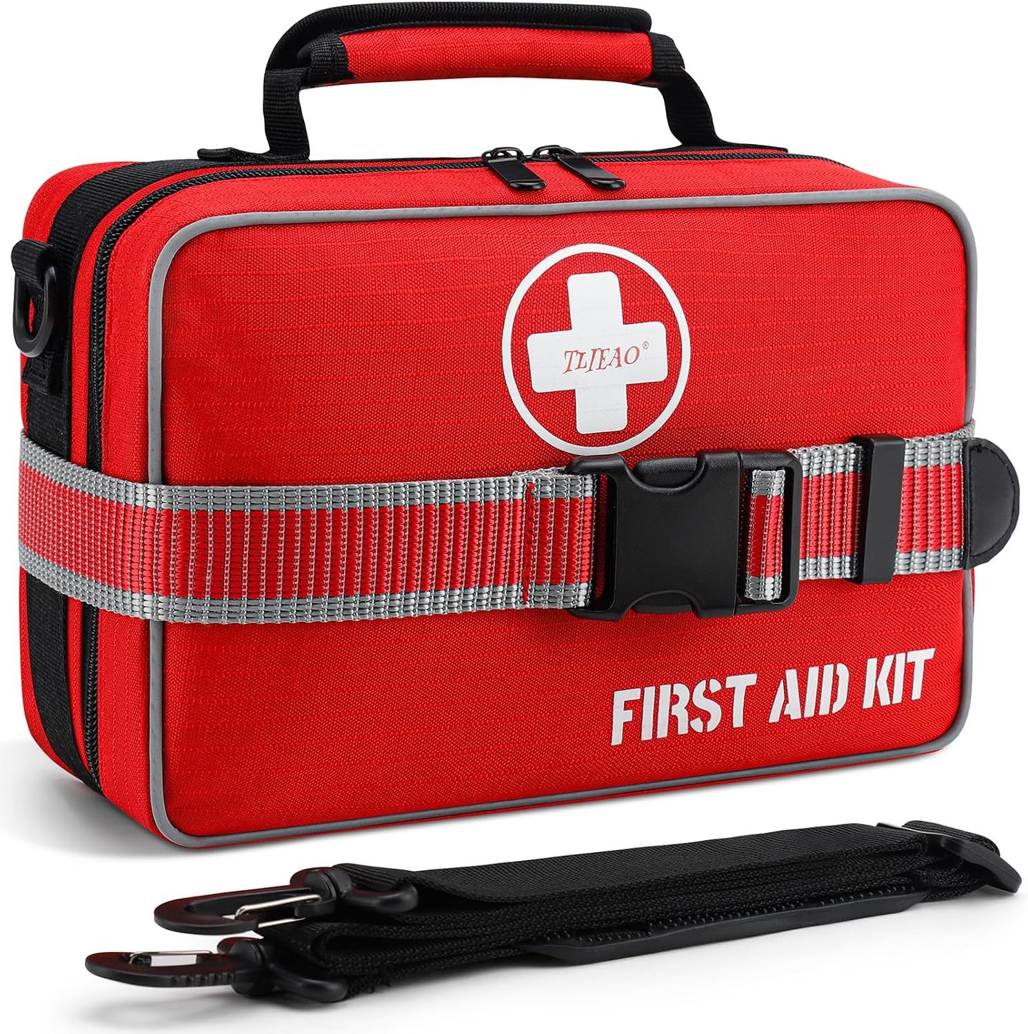 330-Pc First Aid Kit, Waterproof, for Home, Car, Travel, Camping, Hiking