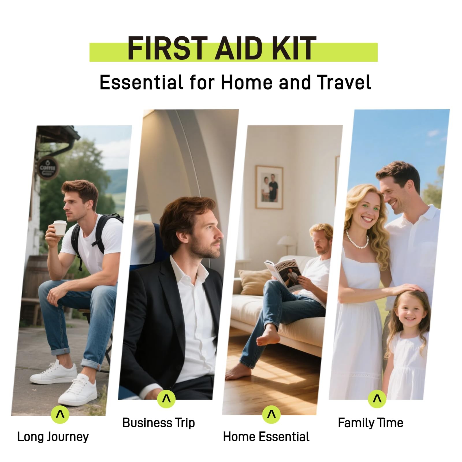 First Aid Bag Medicine Organizer Travel Bag, Large, Empty and Portable Travel…