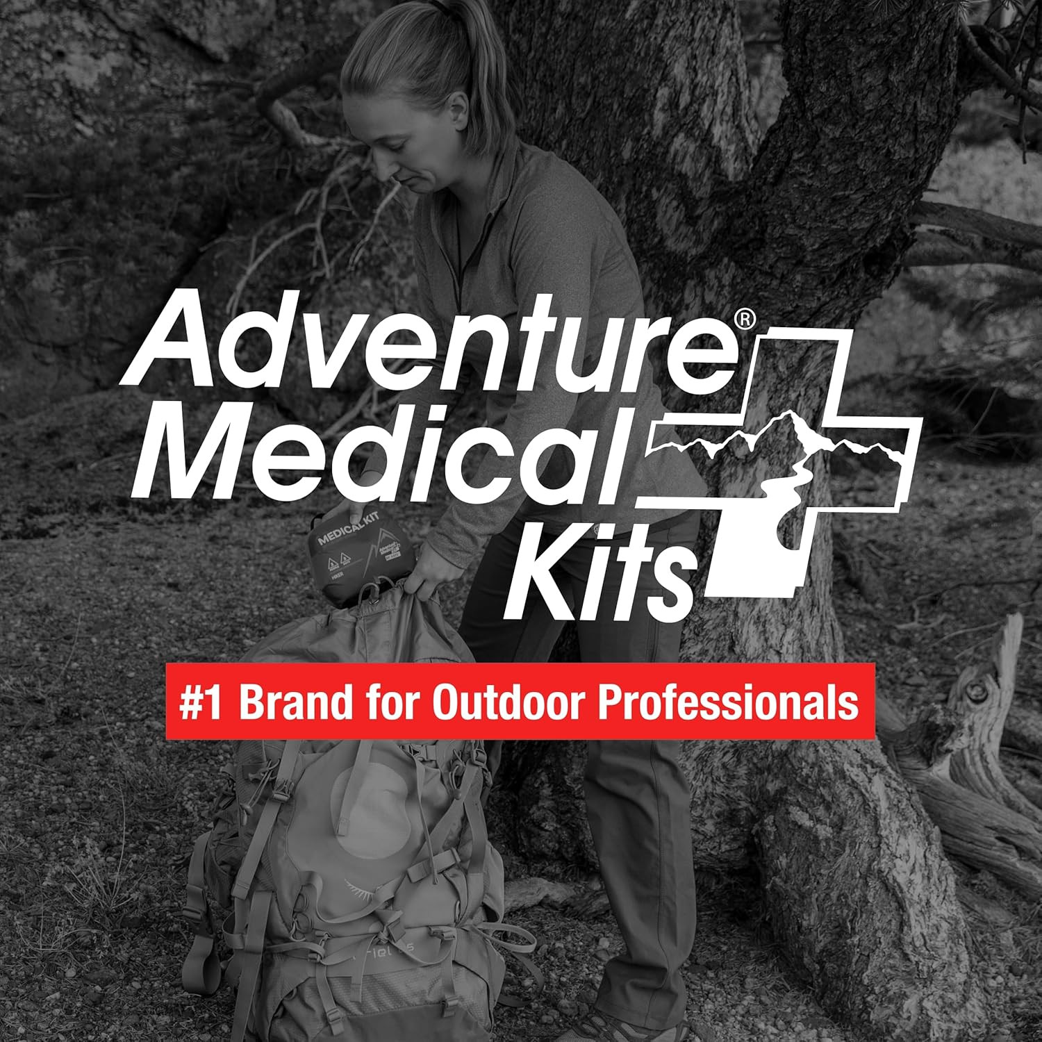 Mountain Series Medical Kit – Hiker – Emergency Medical First Aid Kit – for 2 Pe