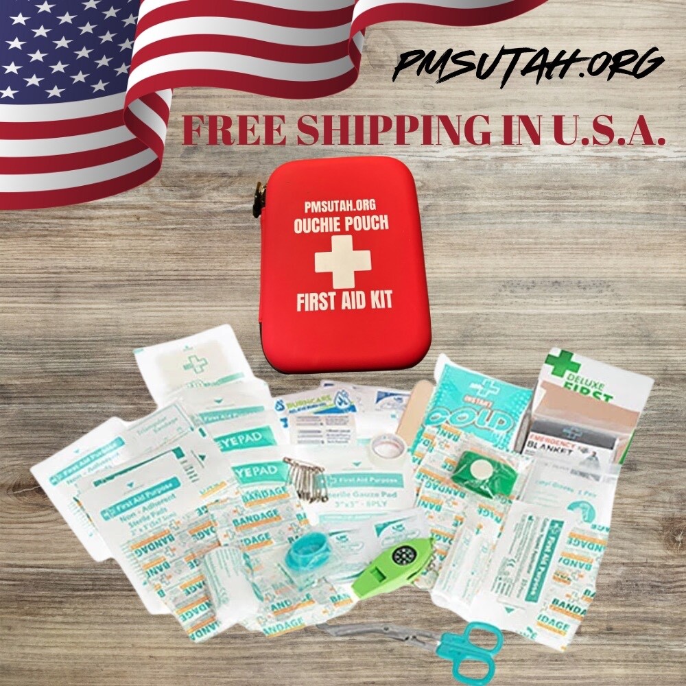 First Aid Kit Medical Emergency Trauma Survival Box Case Portable Hunting Hiking