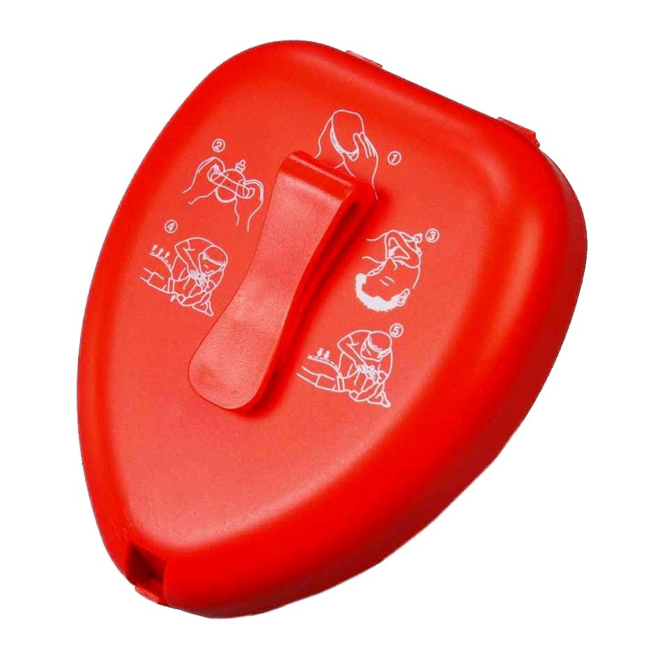 Portable Adult/Child CPR Rescue Mask Kit with Hard Case – 2-Pack Emergency Set